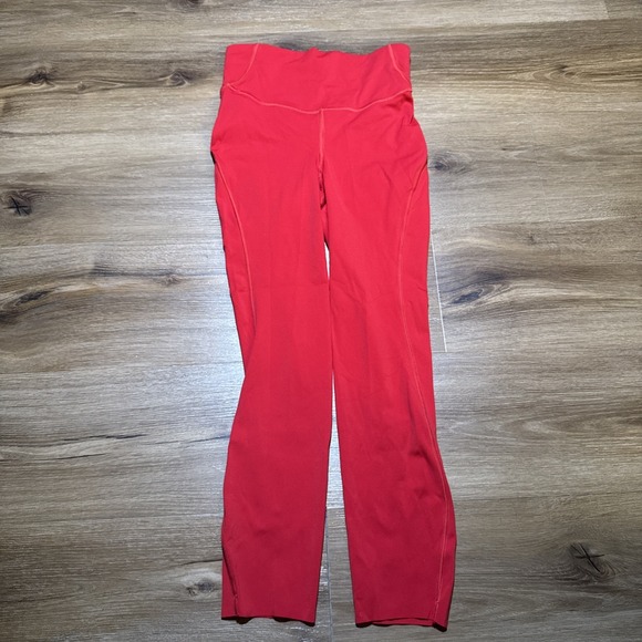 lululemon athletica Pants - Lululemon Leggings Womens 4 Dark Red Base‎ Pace High-Rise Crop 23" Workout Yoga